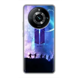 Чохли BTS для Realme 11 Pro Plus (AlphaPrint) (Army BTS)