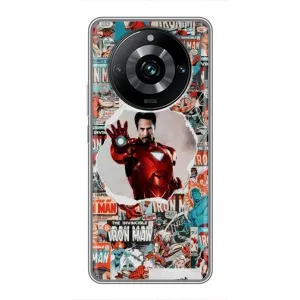 Чохли з героями Марвел Realme 11 Pro Plus (VPrint) (Айронмен)