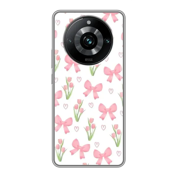 Чехол с принтом «Банты и цветы» для Realme 11 Pro Plus