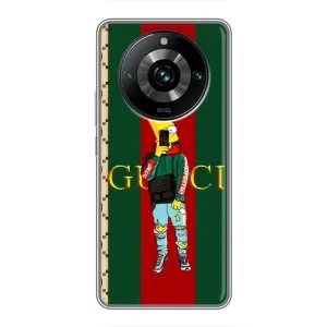 Бренднові Чохли для Realme 11 Pro Plus - (PREMIUMPrint) (Барт ГУЧЧІ)