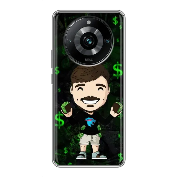 Чехол с принтом «Блогер Beast» для Realme 11 Pro Plus