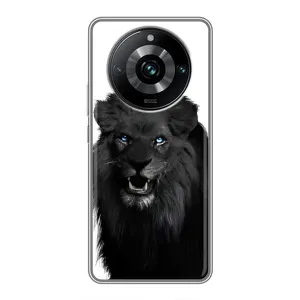 Чохли з картинкою животних Realme 11 Pro Plus (Чорний ЛЕВ)