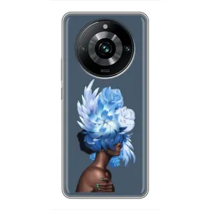 Чехлы (ART) Цветы на Realme 11 Pro Plus (VPrint) (Квіти на голові)