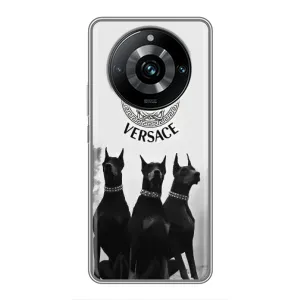 Чохли VERSACE для Реалмі 11 Про Плюс (PREMIUMPrint) (Доберман Версаче)