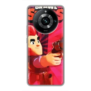 Чехол для Realme 11 Pro Plus Бравл Старс (VPrint) (Дуелянт Кольт)