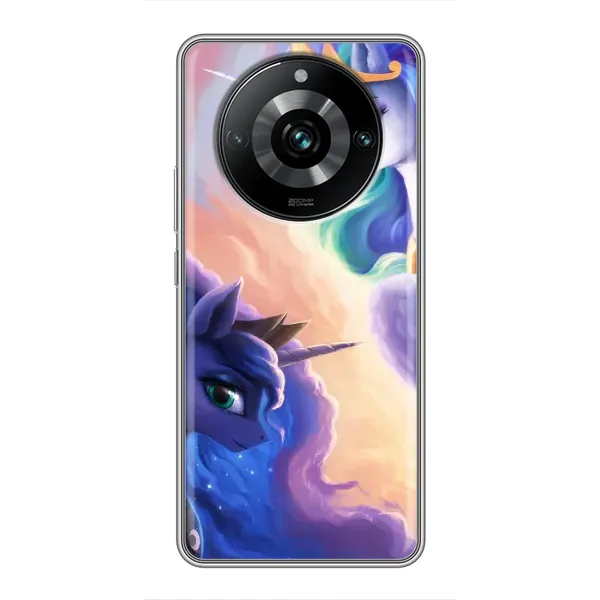 Чохол з принтом «Єдинорожки» для Realme 11 Pro Plus