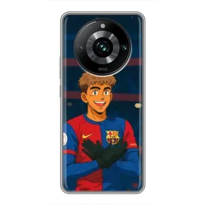 Чехол с футболистом Ламин Ямаль Realme 11 Pro Plus (Футболист Ямаль)