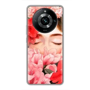 Чехлы (ART) Цветы на Realme 11 Pro Plus (VPrint) (Очі в квітах)