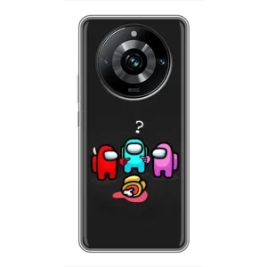 Чехол Амонг Ас для Realme 11 Pro Plus (AlphaPrint)