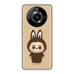 Чехол с Лабубу на Realme 11 Pro Plus (Bored Ape в красном)