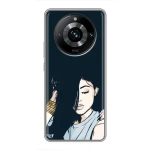 Чохол з друком для Realme 11 Pro Plus - (Мода) (AlphaPrint) (Гарна дівчина)
