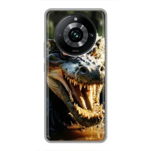 Чохол з принтом «Небезпечний крокодил» для Realme 11 Pro Plus