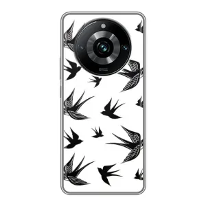 Чохол з пташками на Realme 11 Pro Plus (VPrint) (Ластівки)