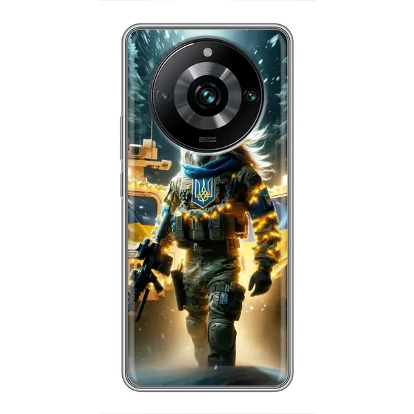 Чехол с принтом «ЛЕВ ЗСУ» для Realme 11 Pro Plus