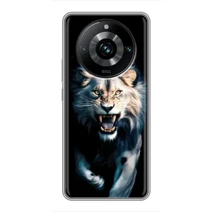 Чохол з принтом «Лев у темряві» для Realme 11 Pro Plus