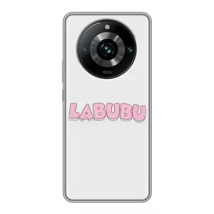 Чехол с Лабубу на Realme 11 Pro Plus (Лого Лабубу)