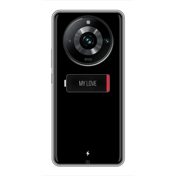 Чохол з принтом «Love battery» для Realme 11 Pro Plus