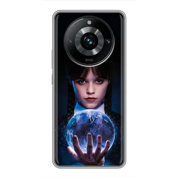 Чохол з принтом «Магічна сфера Венздей» для Realme 11 Pro Plus Чохол з принтом «Магічна сфера Венздей» для Realme 11 Pro Plus