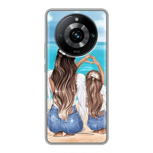 Чехол с принтом «Мама с доченькой» для Realme 11 Pro Plus