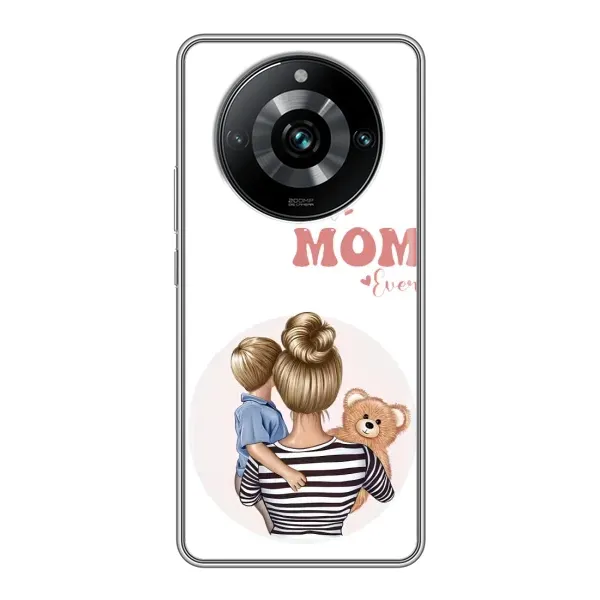 Чохол з принтом «Мама і син» для Realme 11 Pro Plus