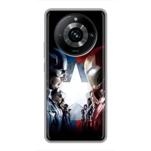 Чохли з героями Марвел Realme 11 Pro Plus (VPrint) (Марвел стайл)