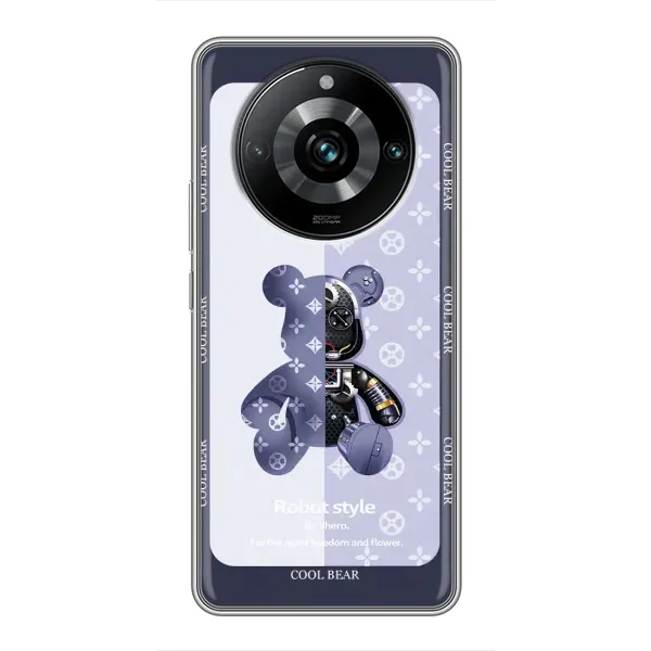 Чехол с принтом «Медвежонок LV» для Realme 11 Pro Plus