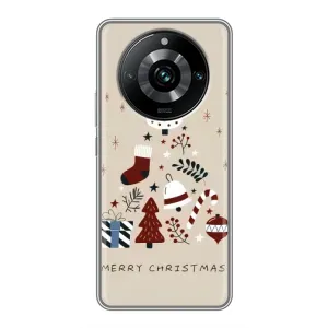 Різдвяні, Святкові Чохли для Реалмі 11 Про Плюс (Merry Christmas)