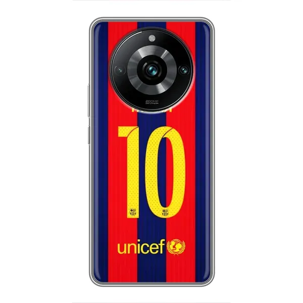 Чехол с принтом «Messi Barca 10» для Realme 11 Pro Plus