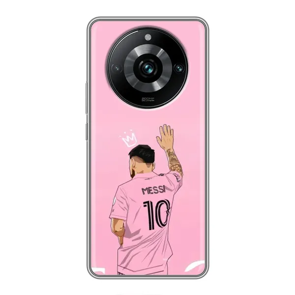 Чохол з принтом «Мессі Маямі» для Realme 11 Pro Plus