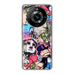 Чохли з крутими принтами для Realme 11 Pro Plus - (PREMIUMPrint) (Monopoly man)