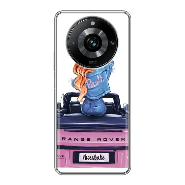 Чехол с принтом «На машине» для Realme 11 Pro Plus