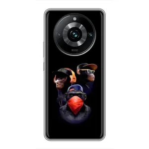 Чохол з Мавпами Realme 11 Pro Plus - (AlphaPrint) (Три мавпи)