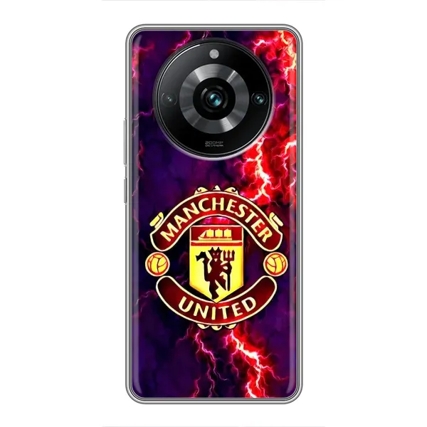 Чехол с принтом «огненный Манчестер» для Realme 11 Pro Plus