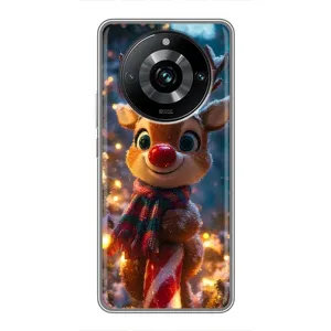 Чохол з принтом «Олень з шарфом» для Realme 11 Pro Plus