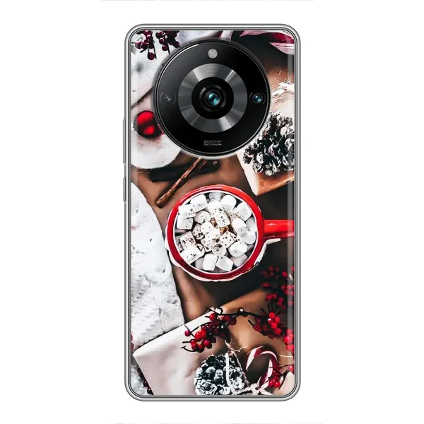 Чехол с принтом «Рождественская атмосфера» для Realme 11 Pro Plus