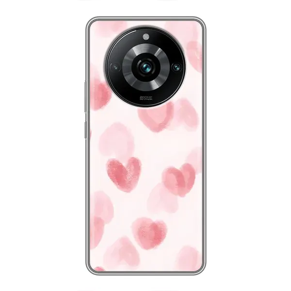 Чехол с принтом «Розовые сердечки» для Realme 11 Pro Plus Чехол с принтом «Розовые сердечки» для Realme 11 Pro Plus