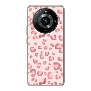 Чохол з розовим принтом для Realme 11 Pro Plus (Рожевий леопард)