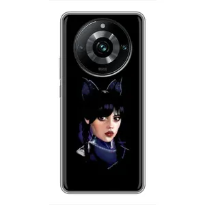 Чохли Венсдей на Realme 11 Pro Plus Уенсдей (AlphaPrint) (серйозна Венздей)