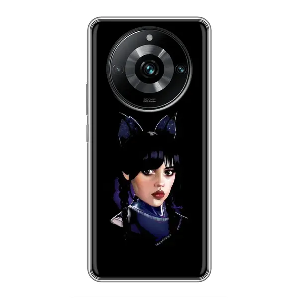 Чохол з принтом «серйозна Венздей» для Realme 11 Pro Plus
