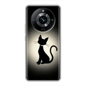 Чохол з принтом для Realme 11 Pro Plus (AlphaPrint) Модні коти (Силует котика)