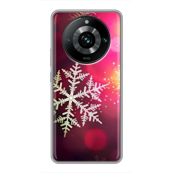 Чохол з принтом «Сніжинка» для Realme 11 Pro Plus