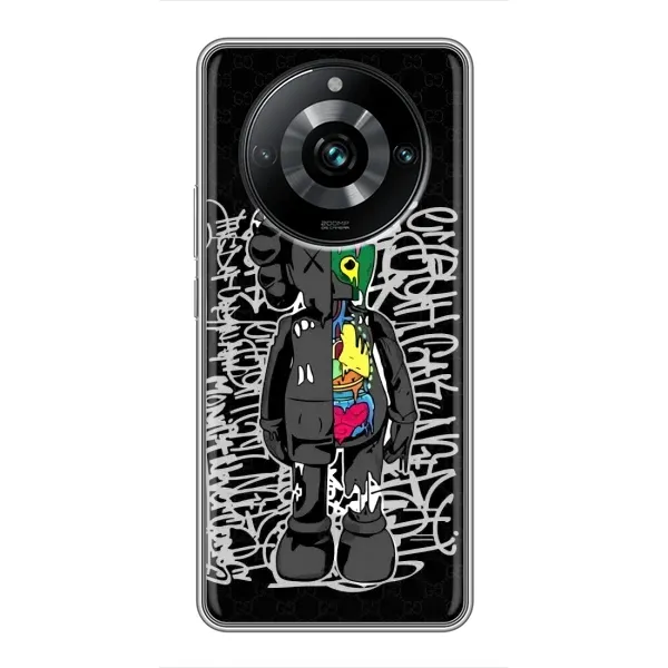 Чехол с принтом «Стиль Bearbrick» для Realme 11 Pro Plus