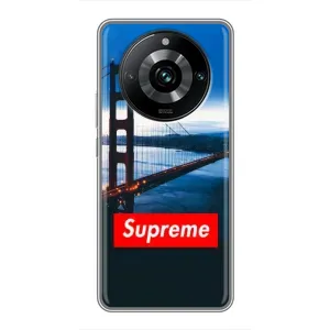 Чеохол для Realme 11 Pro Plus з картинкою Supreme (AlphaPrint) (Стиль Supreme)