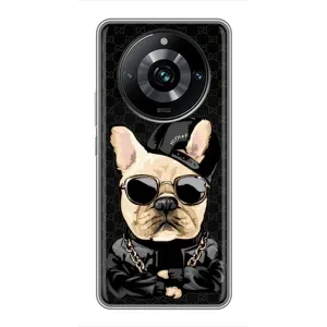 Чохли з крутими принтами для Realme 11 Pro Plus - (PREMIUMPrint) (Стильна собака)