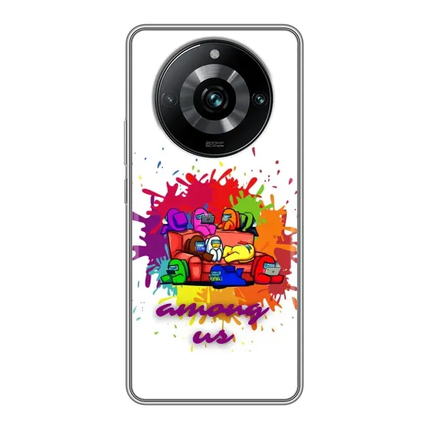 Чехол с принтом «Яркий АмонгАс» для Realme 11 Pro Plus