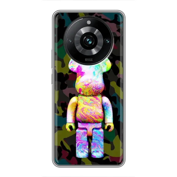 Чехол с принтом «Яркий Bearbrick» для Realme 11 Pro Plus