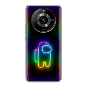 Чохли Амонг Ас для Realme 11 Pro Plus (AlphaPrint) (Яскравий скін)