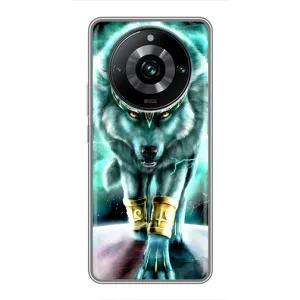 Защитные чехлы для Реалми 11 Про Плюс (AlphaPrint) (ХИТ продаж) ВОЛК
