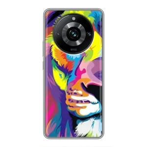 Чохол з картинкою ЛЕВ для Realme 11 Pro Plus (VPrint) (Яскравий Лев)