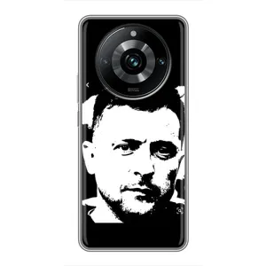 Чохол для Realme 11 Pro Plus (AlphaPrint - с принтом Зеленського) (Зеленский АРТ)